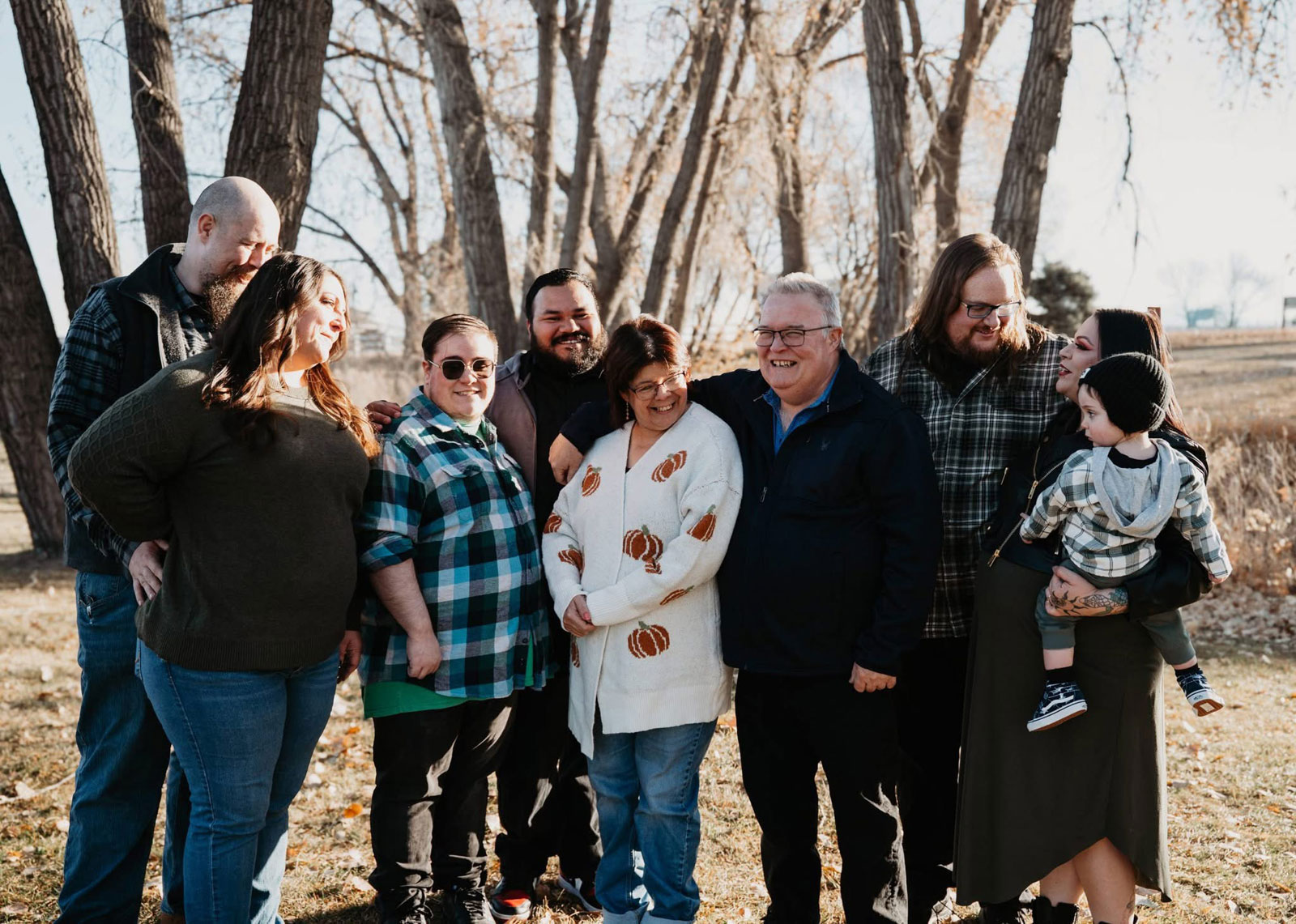 Joel Marsh with his family